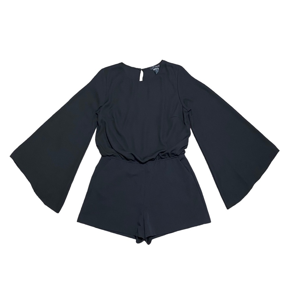 Aqua Bell Sleeve Romper